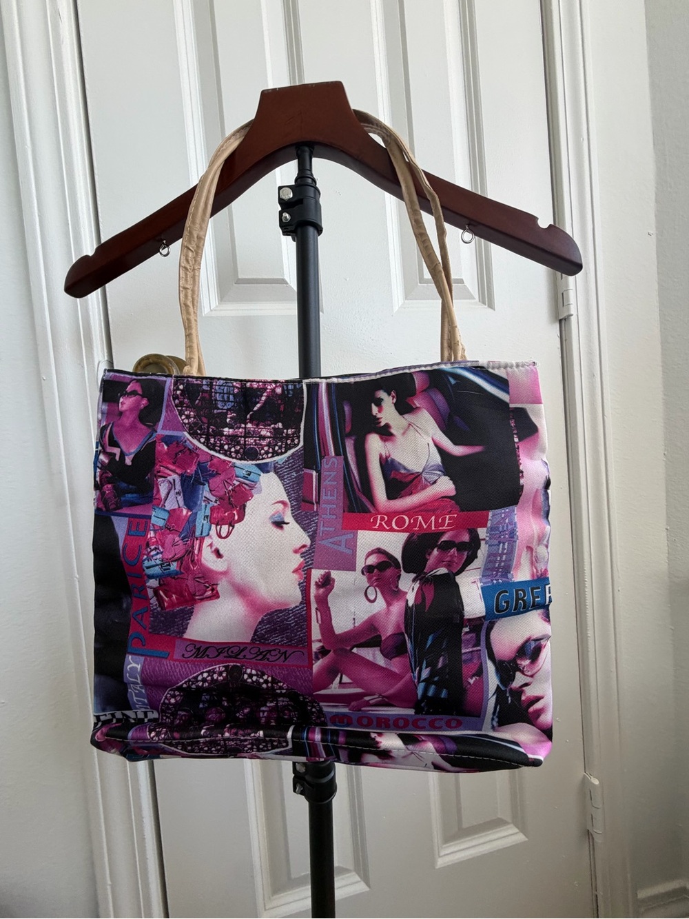 CHI Graphic Handbag Multicolor Hobo Vintage